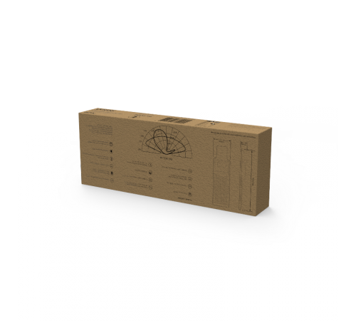 Светильник светодиодный консольный Avenue 80W 8000lm 3000K 190-250V IP65 420*160*57мм черный КСС "Ш" LED 1/10  629534180  Gauss