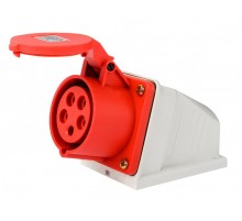 Розетка стац. 3Р+РЕ+N 32А 380В IP44 РС-103  26195DEK  DEKraft