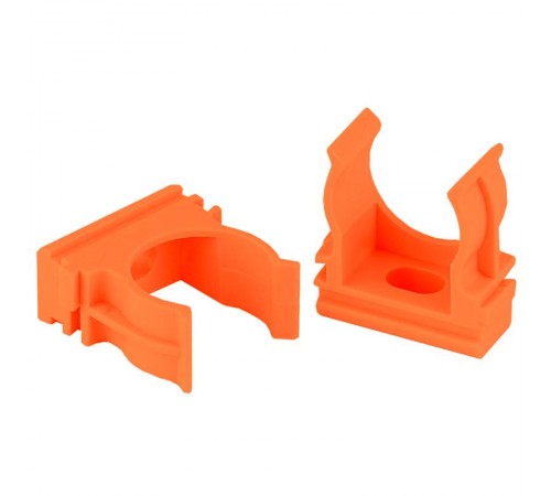 Крепеж клипса для труб   CLIP-20-OR d 20мм оранжевая  Б0051807  ЭРА