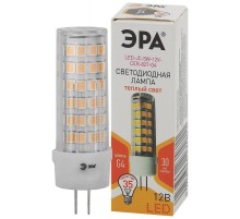 Лампа светодиодная STD LED JC-5W-12V-CER-827-G4 5Вт керамика капсула теплый белый свет  Б0056749  ЭРА