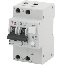 Выключатель автоматический дифференциального тока NO-902-21 АВДТ 64 C63 100мА 1P+N тип А Pro  Б0031871  ЭРА