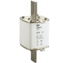 Плавкая вставка предохранителя ППНИ-37, габарит 2,   40А     DPP40-040  IEK