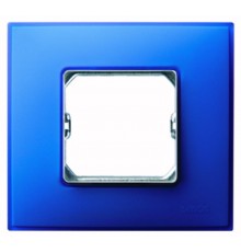 Simon 27 Рамка декоративная, 3 поста, (+суппорт), S27 Neos, Матовый, васильковый  27773-67  Simon