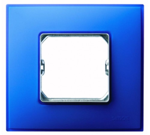 Simon 27 Рамка декоративная, 1 пост, (+суппорт), S27 Neos, Матовый, васильковый  27771-67  Simon