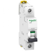 Выключатель автоматический  однополюсный iC60L 10А C 15кА  A9F94110  Schneider Electric