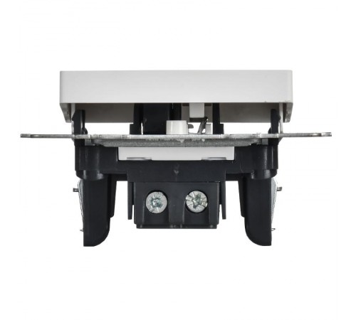 BRITE Выключатель 1-клавишный проходной с индикацией 10А ВС10-1-7-БрАБ арктический белый   BR-V12-1-10-K91  IEK