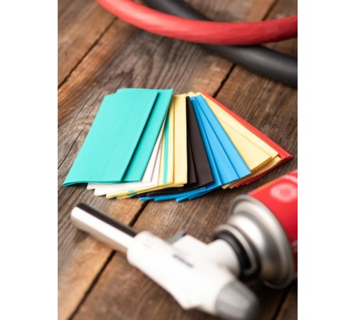 Термоусаживаемая трубка ТУТ нг 30/15 набор:7 цветов по 3шт. 100мм. EKF PROxima  tut-n-30  EKF