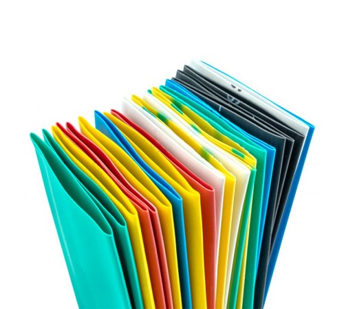 Термоусаживаемая трубка ТУТ нг 30/15 набор:7 цветов по 3шт. 100мм. EKF PROxima  tut-n-30  EKF