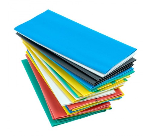 Термоусаживаемая трубка ТУТ нг 30/15 набор:7 цветов по 3шт. 100мм. EKF PROxima  tut-n-30  EKF