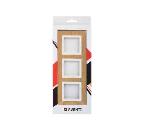 Рамка из натурального дерева, "Avanti", беленый дуб, 6 модулей  4400846  DKC