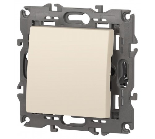 14-1101-02 Выключатель, 10АХ-250В, IP20, Эра Elegance, сл.кость  Б0034208  ЭРА