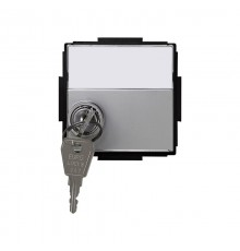 Simon 27 Крышка откидная для розетки с универсальным замком, (+ключ 2шт), IP44, IK09, Scudo, Top Impact, алюм  2705091-033  Simon