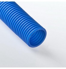 Труба гибкая гофрированная ПНД 63мм для МПТ (15м) синий  26300С  Рувинил