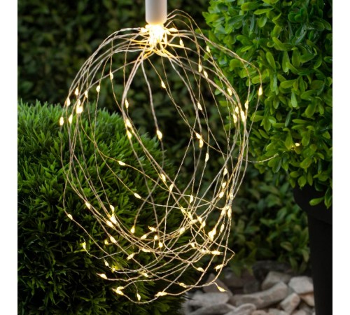 Cветильник садовый декоративный подвесной Фейерверк на солнечной батарее ERAUF024-02  Б0044217  ЭРА