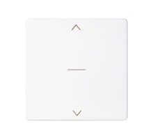 Клавиша для трехпозиционного выключателя жалюзи с пиктограммой "стрелки" белого матового цвета S82 Concept  8200033-090  Simon