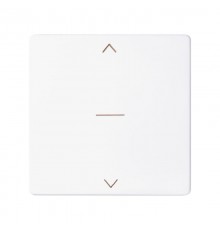 Клавиша для трехпозиционного выключателя жалюзи с пиктограммой "стрелки" белого матового цвета S82 Concept  8200033-090  Simon