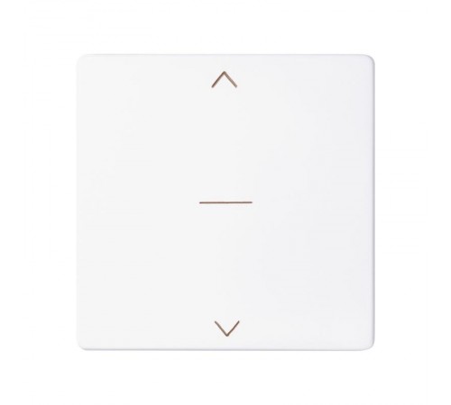 Клавиша для трехпозиционного выключателя жалюзи с пиктограммой "стрелки" белого матового цвета S82 Concept  8200033-090  Simon