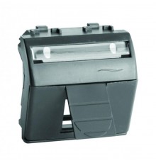 Brava черный Адаптер для информационных разъемов Keystone 1 мод.  77613N  DKC