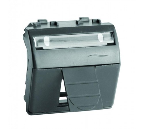 Brava черный Адаптер для информационных разъемов R&M 2 мод..  77612N  DKC