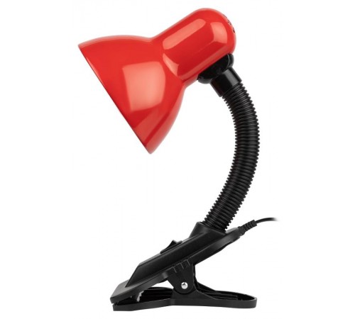 Светильник настольный прищепка N-102 40Вт ЛН/КЛЛ Е27 красный  C0041425  ЭРА