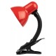 Светильник настольный прищепка N-102 40Вт ЛН/КЛЛ Е27 красный  C0041425  ЭРА