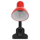Светильник настольный прищепка N-102 40Вт ЛН/КЛЛ Е27 красный  C0041425  ЭРА