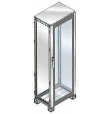 Шкаф ISX нержавеющая сталь, стеклянная дверь 1800x1000x500  ES1805VX  ABB