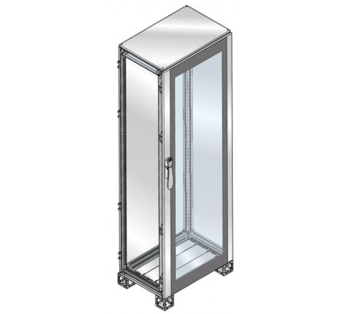 Шкаф ISX нержавеющая сталь, стеклянная дверь 2000x1000x600  ES2006VX  ABB