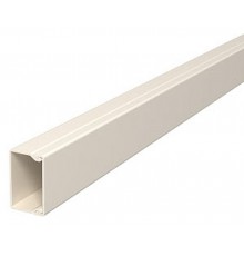 Мини-канал WDK с крышкой 40x40x2000 мм (высота борта 40 мм, крышка 40 мм) ПВХ кремовый RAL 9001  6025412  OBO Bettermann