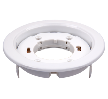 Светильник точечный встраиваемый под лампу PGX53 10639. 1 белый /10 шт. в уп./ 106*39мм  .5017566  Jazzway