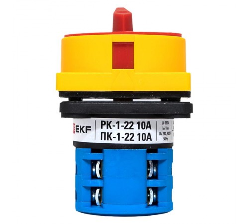 Переключатель кулачковый ПК-1-22 10А 2P "1-0-2" с блокировкой IP65  PROxima pk-1-22-10-a65 EKF