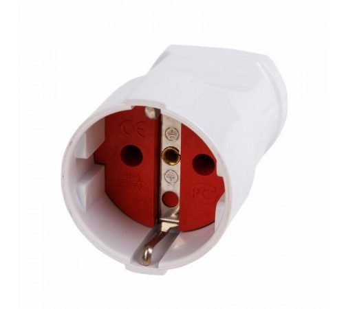 Розетка переносная с/з белая 16 А PROCONNECT  11-8538  PROconnect