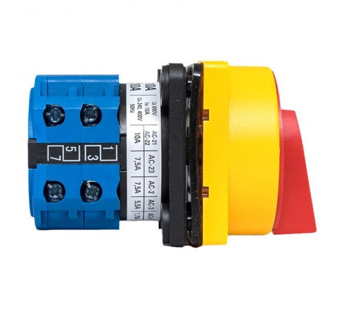 Переключатель кулачковый ПК-1-22 10А 2P "1-0-2" с блокировкой IP65  PROxima pk-1-22-10-a65 EKF