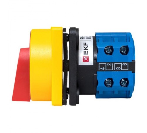 Переключатель кулачковый ПК-1-22 10А 2P "1-0-2" с блокировкой IP65  PROxima pk-1-22-10-a65 EKF