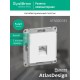 AtlasDesign Белый Розетка компьютерная RJ45, механизм  ATN000183  SE