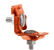 Держатель проводника круглого 6-10 мм для фальца 0.7-8 мм, медь91090Ezetek