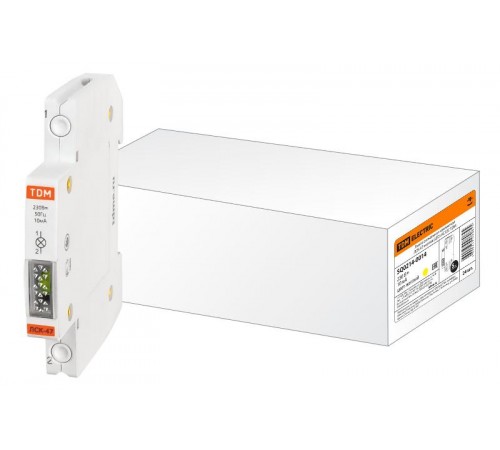 Лампа сигнальная компактная ЛСК-47 желтая (LED) AC/DC   SQ0214-0014  TDM