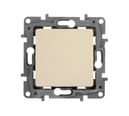 Etika Слоновая кость Переключатель, 10А, винтовые клеммы  672305  Legrand