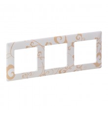 Valena LIFE Ампир белый Рамка 3-ая  754103  Legrand