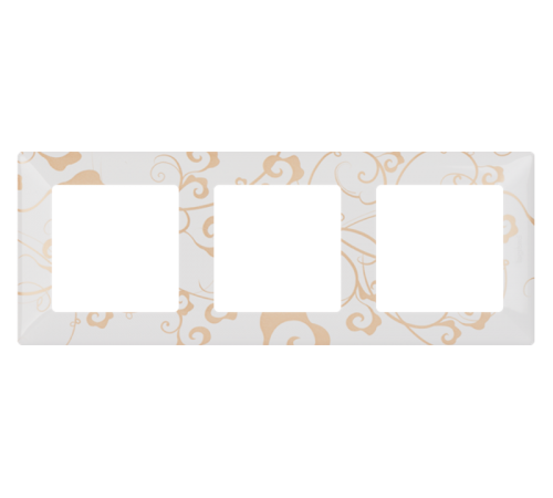 Valena LIFE Ампир белый Рамка 3-ая  754103  Legrand