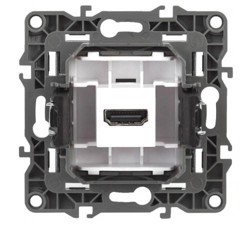 Розетка HDMI 12-3114-05  ,  антрацит  Б0027485  ЭРА