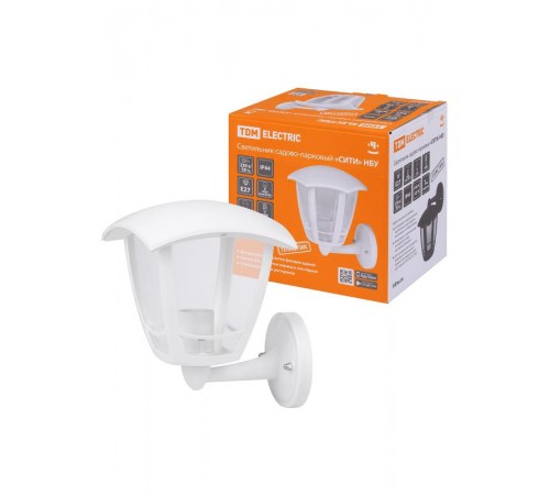 Светильник садово-парковый "СИТИ" НБУ 07-60-001 У1 4-х гранник настенный вверх белый  SQ0330-1311  TDM