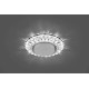 Светильник потолочный встраиваемый под лампу GX53 CD4026 20LED*2835 SMD 4000K, 15W GX53, без лампы, прозрачный, хром  29540  FERON