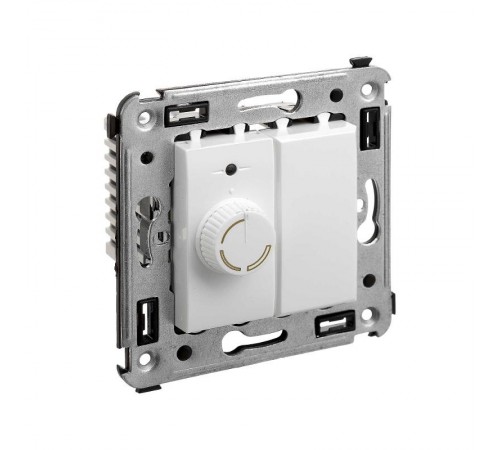 Диммер поворотный в стену, "Avanti", "Белое облако"  4400133  DKC