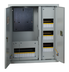 Щит учетно-распределительный встраиваемый ЩРУВ 3/30 2-х дверный (ВхШхГ) 530х620х165мм IP31 PROxima  mb13-3/30-2  EKF