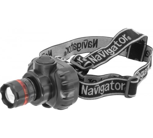 Фонарь налобный NPT-H03-3AAA 3 реж.,фокус, 1LEDx1Вт, блист.  94950  Navigator