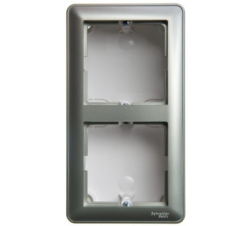 W59 Шампань Коробка 2-ая подъемная для наружного монтажа с рамкой  KP-252-48  SE