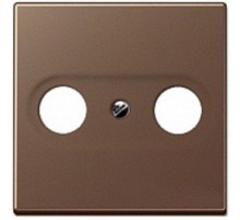 Крышка для TV-FM-розеток, фиксация винтом; дюропласт; мокко; A500  A561PLTVMO  Jung