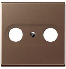 Крышка для TV-FM-розеток, фиксация винтом; дюропласт; мокко; A500  A561PLTVMO  Jung