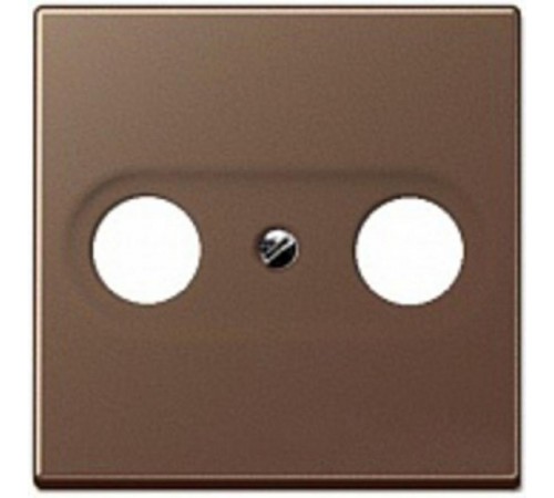 Крышка для TV-FM-розеток, фиксация винтом; дюропласт; мокко; A500  A561PLTVMO  Jung